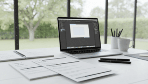 Bewerbung Assistentin für Produktdesign Vorlage